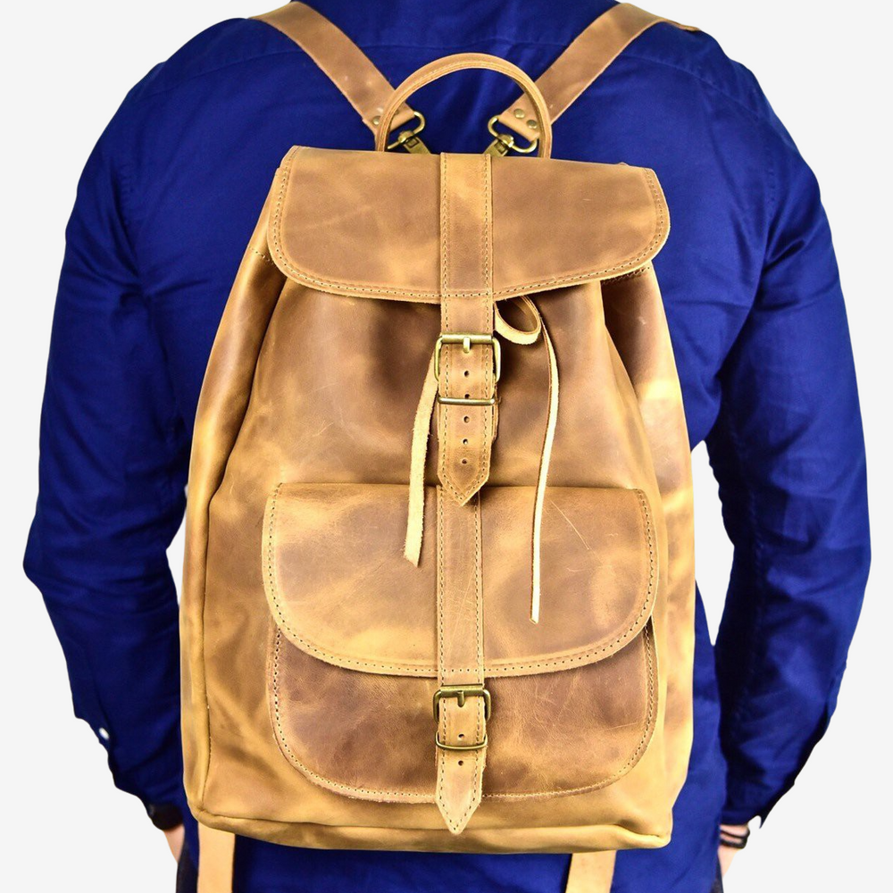 
                  
                     Large leather backpack for man, δερμάτινες τσάντες αντρικές
                  
                