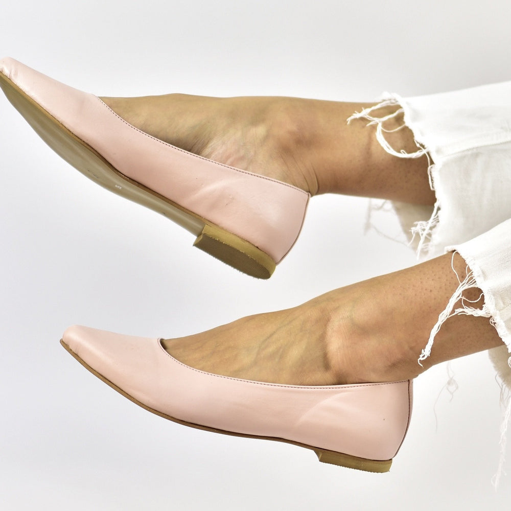 pink wedding shoes, δερμάτινα νυφικά πέδιλα για γυναίκες