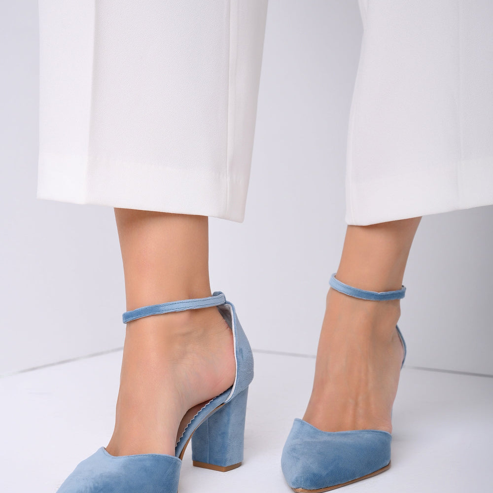 
                  
                    wedding shoes block heel dusty blue
                  
                