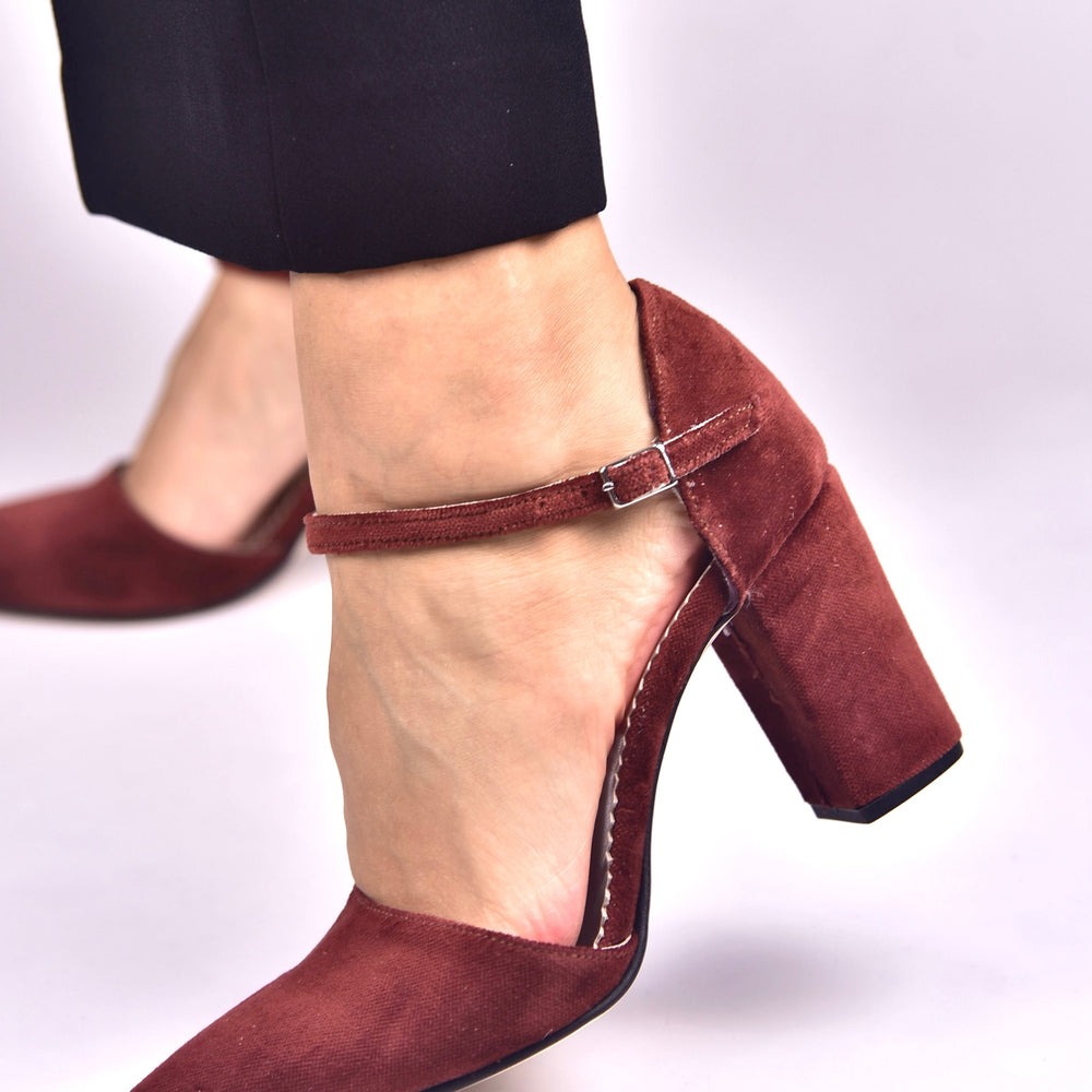 
                  
                    velvet heels for women, γυναικεία βελούδινα παπούτσια
                  
                