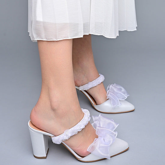 Buy Women's Bridal Block Heels/ Handmade WHITE L Heels/ Wedding Shoes/  D'orsay Ankle Strap Heels/ Bridal Shoes/ Ankle Strap Pumps/ auore Online in  India - Etsy