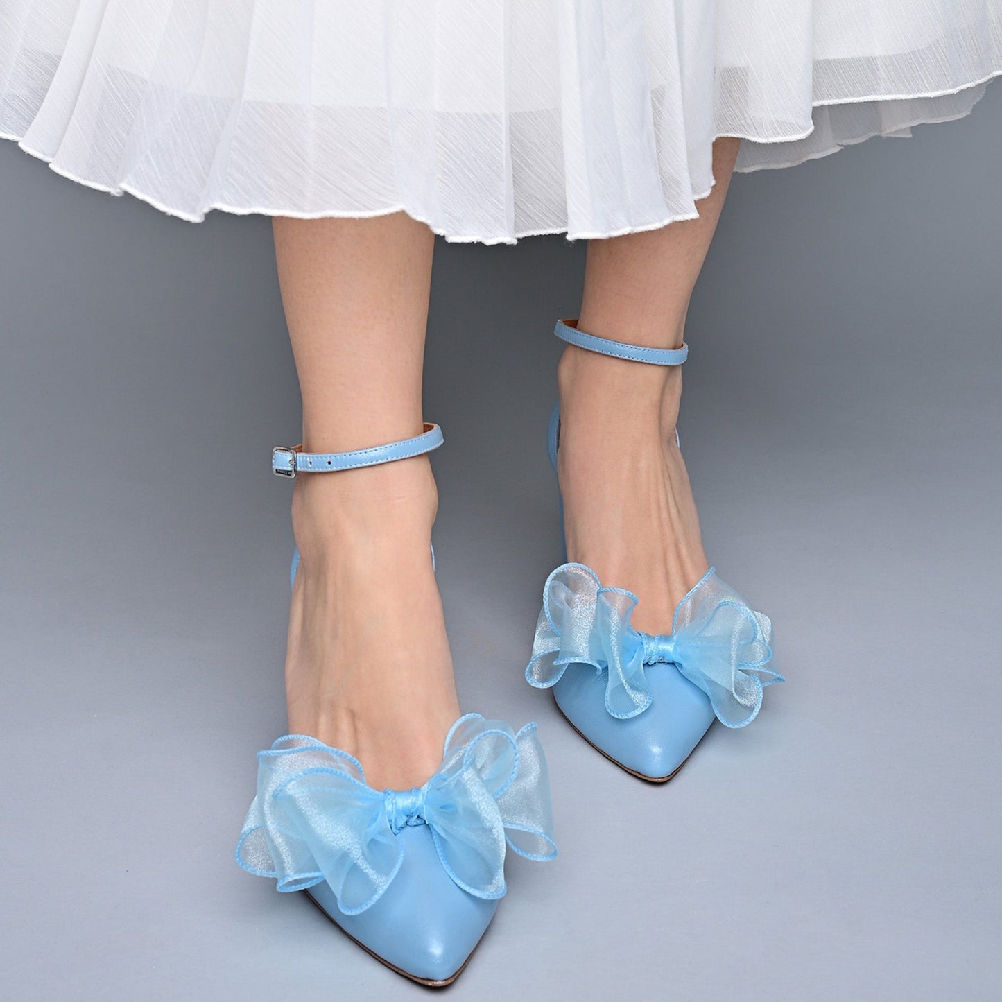 blue wedding shoes