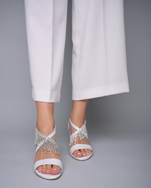 wedding shoes block heel