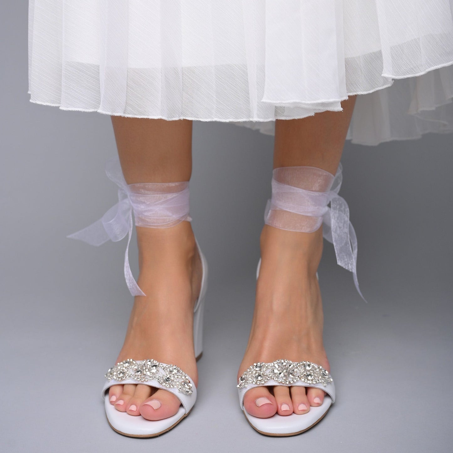 wedding shoes for bride block heel