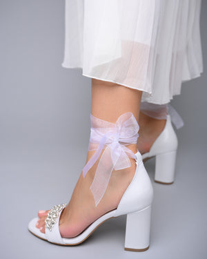 bridal sandals heels