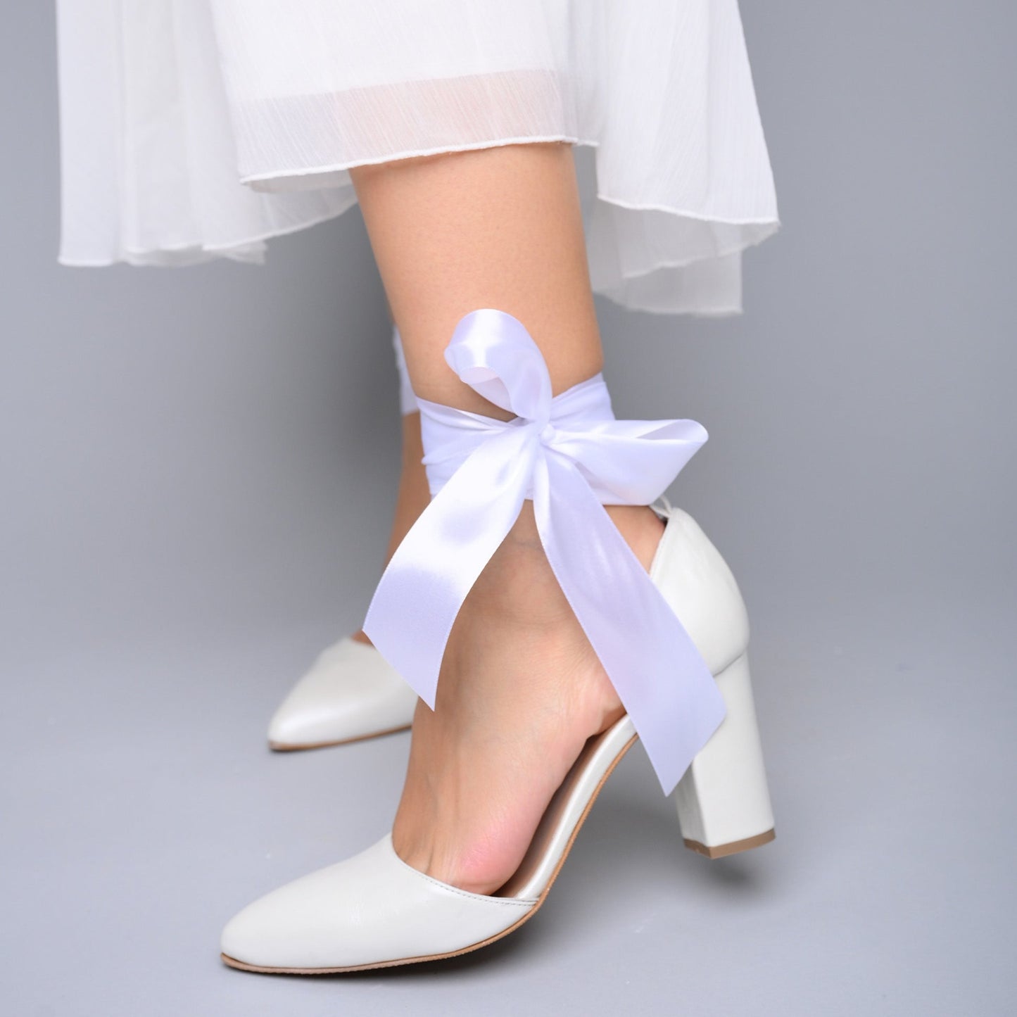 wedding shoes for bride block heel