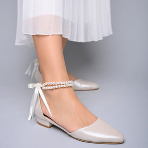 wedding shoes pearl