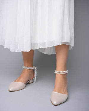 
            
                Φόρτωση εικόνας στο πρόγραμμα προβολής Gallery, bridal shoes flats
            
        