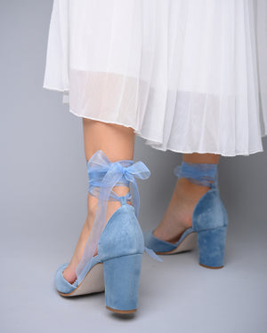 
            
                Φόρτωση εικόνας στο πρόγραμμα προβολής Gallery, blue bridal shoes heels
            
        