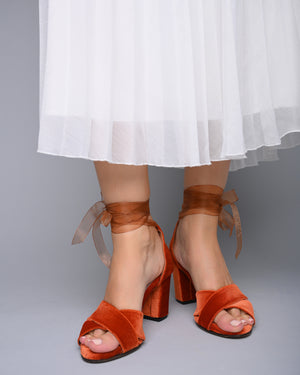 wedding shoes for bride block heel