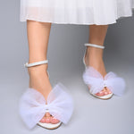 wedding shoes bow