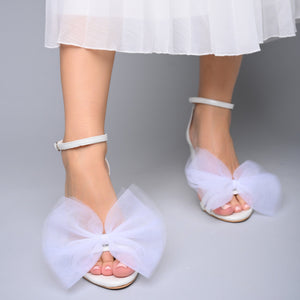 
            
                Load image into Gallery viewer, wedding shoes bow
            
        