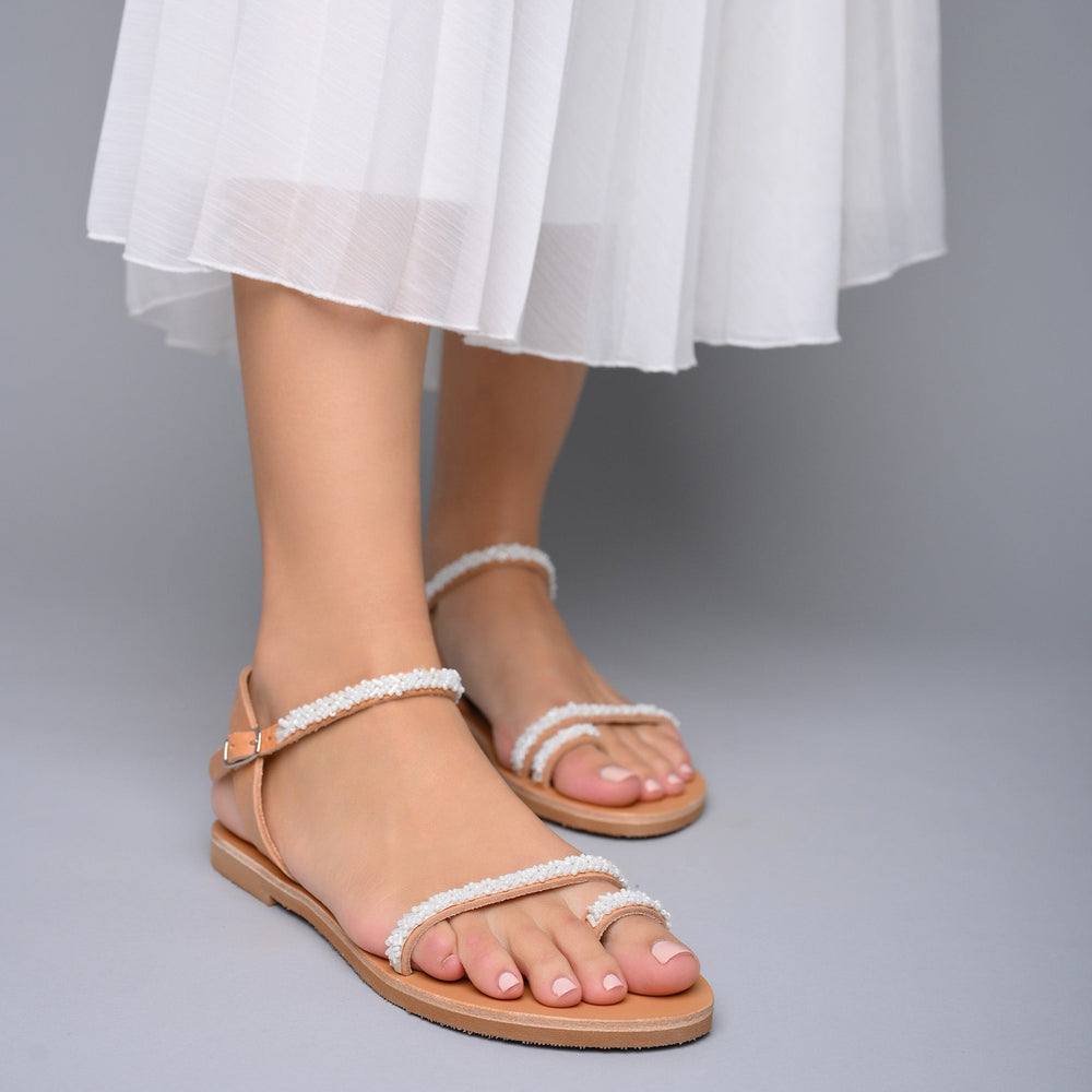 wedding sandals flat