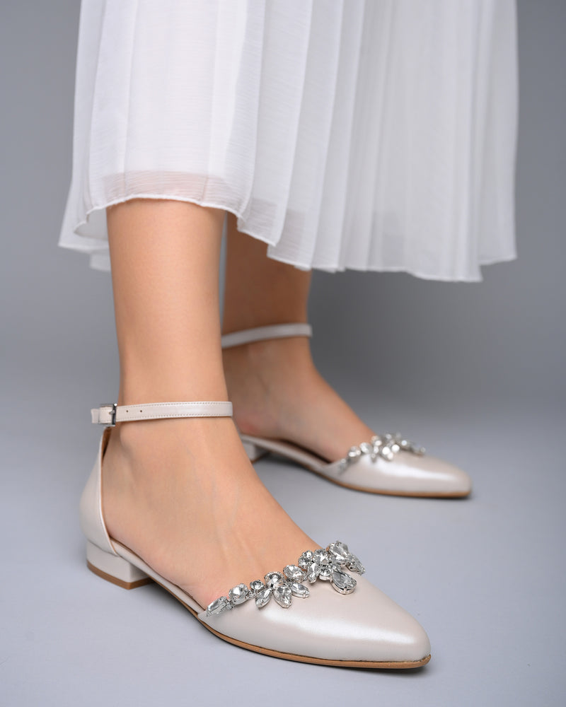 
            
                Φόρτωση εικόνας στο πρόγραμμα προβολής Gallery, bridal shoes low heel
            
        