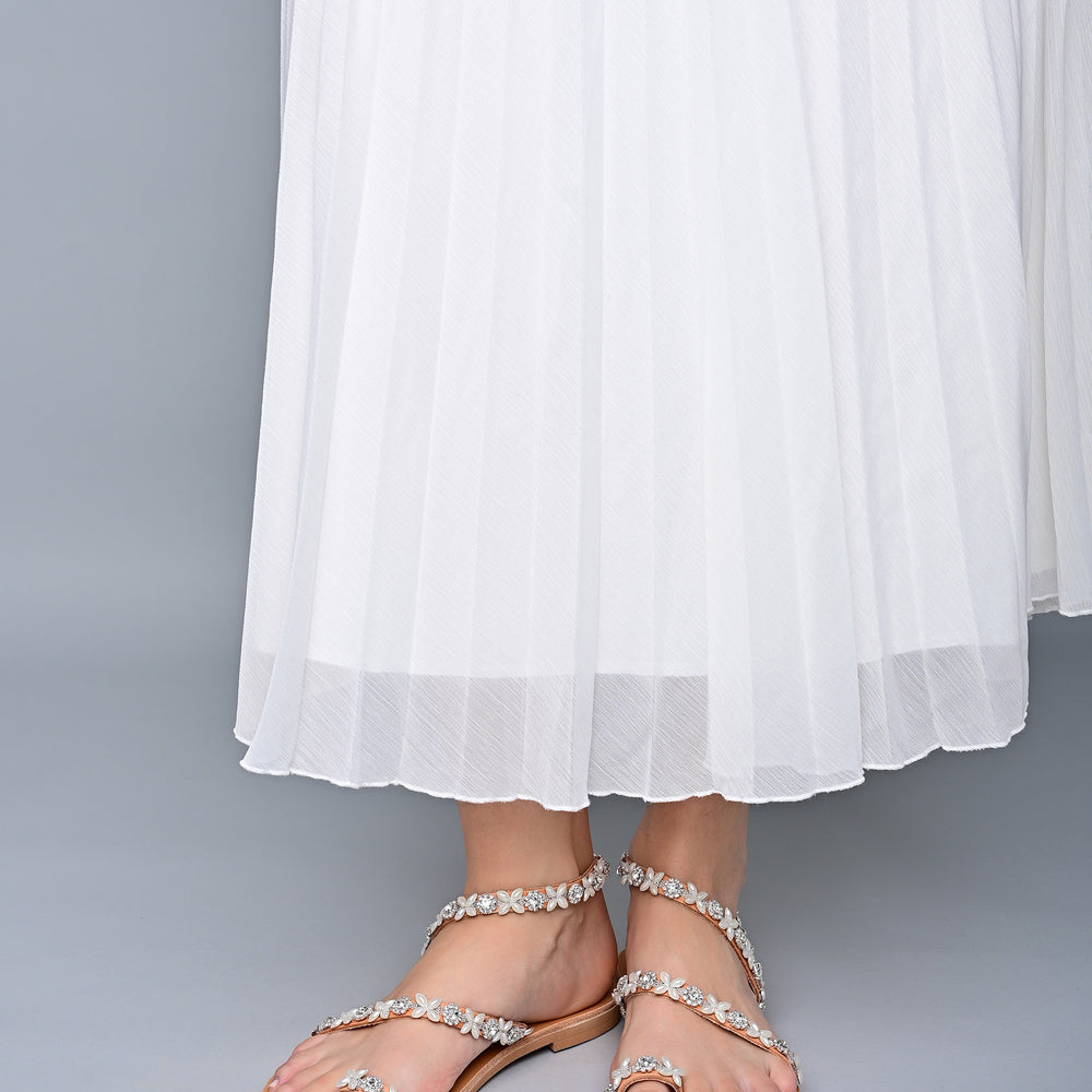 flat wedding shoes