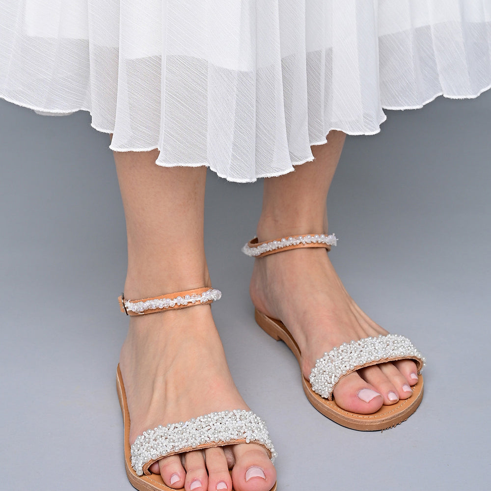 flat wedding shoes