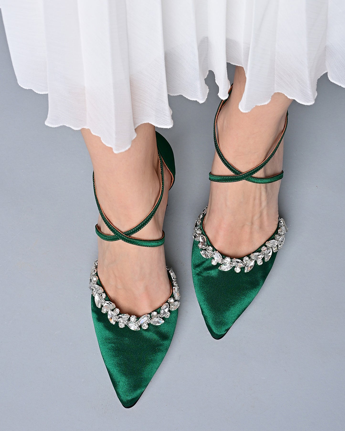 Load image into Gallery viewer, green heels
