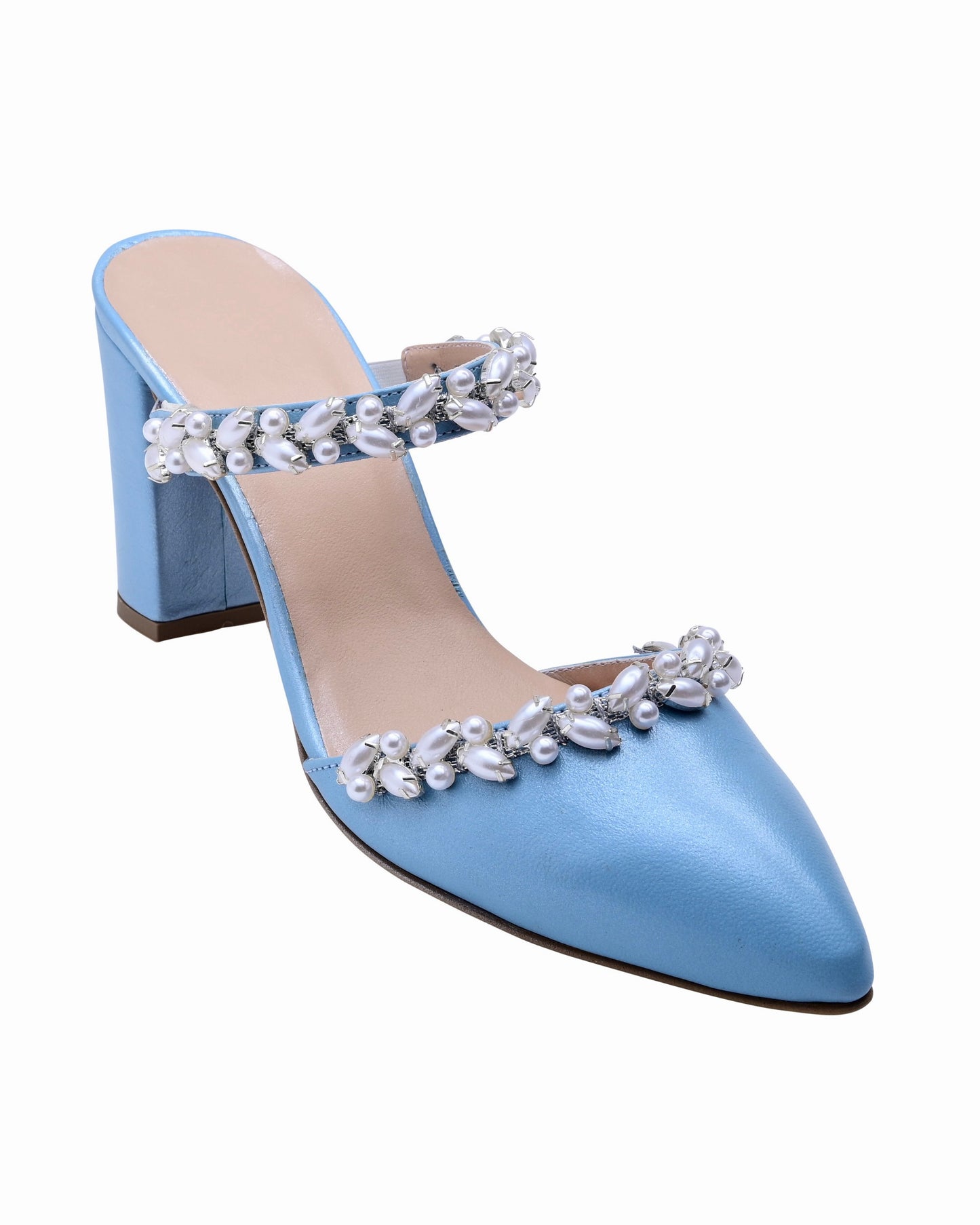 wedding shoes for bride block heel