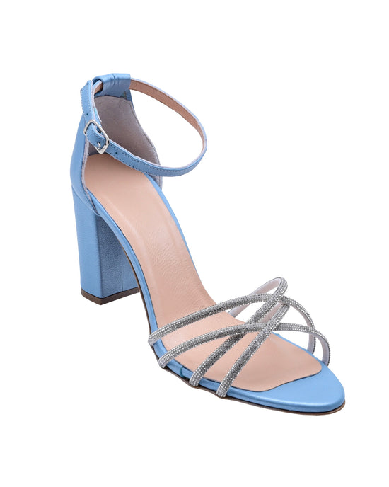 blue bridal shoes heels