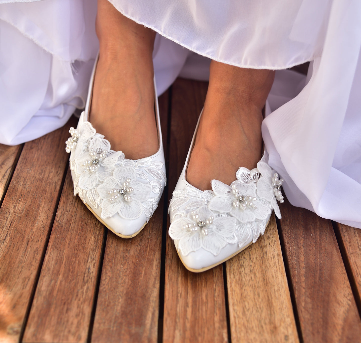 Load image into Gallery viewer, wedding leather shoes, flat wedding shoes
