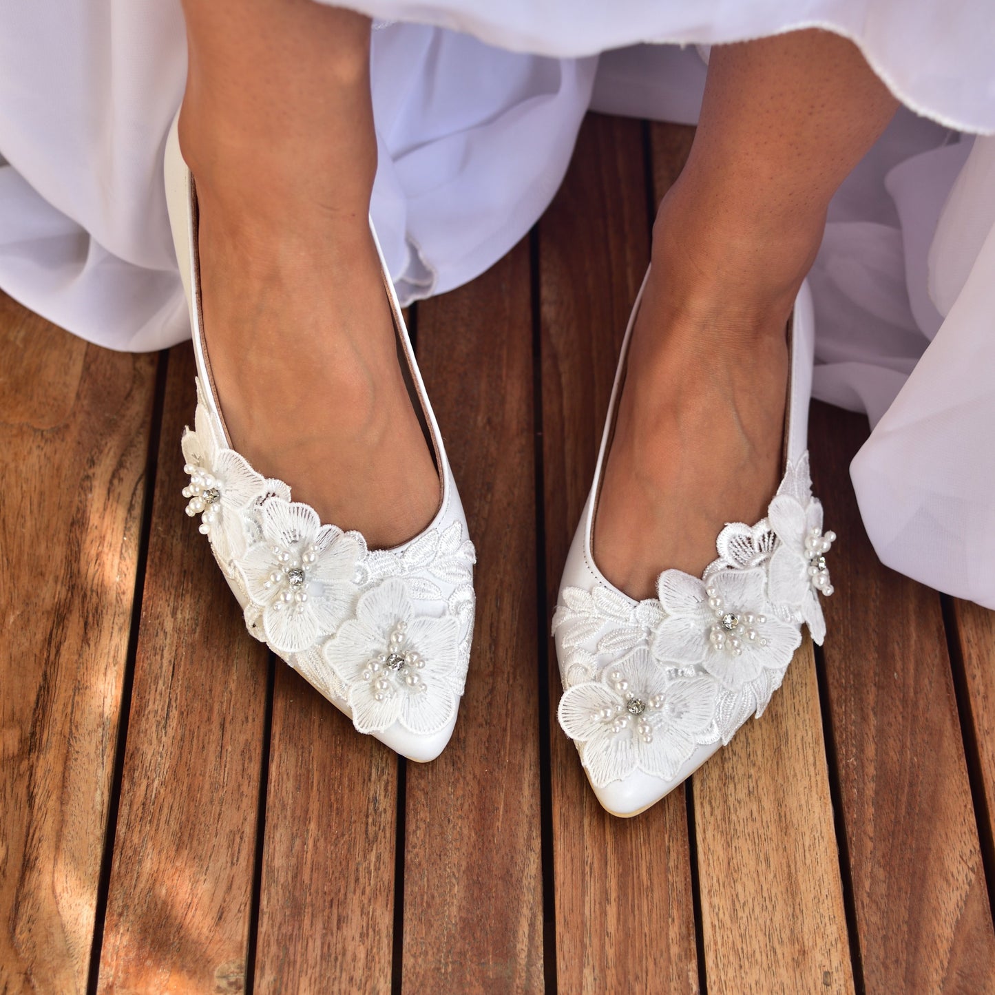 Bridal Shoes You'll Totally Love! | Bridal shoes low heel, Bridal shoes  flats, Bride shoes