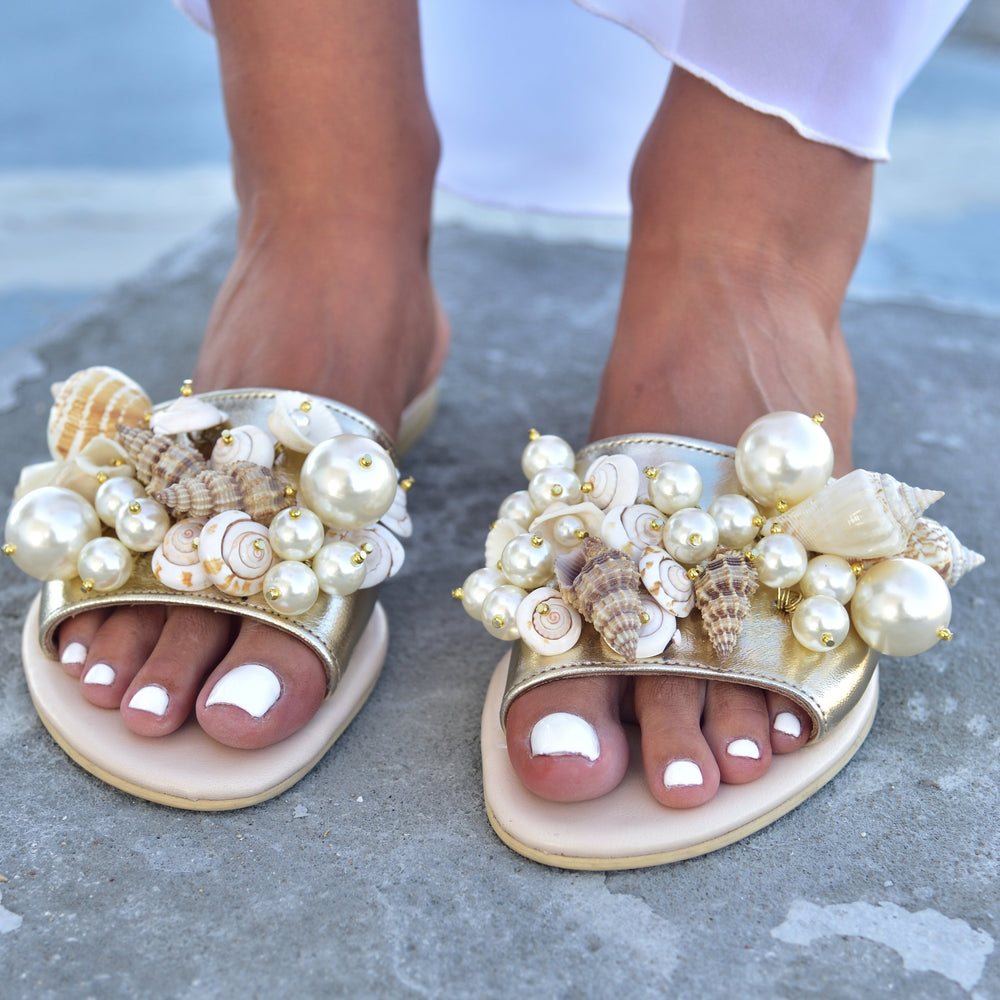 
                  
                    bridal sandals, wedding leather shoes, slides sandals, slides for women
                  
                