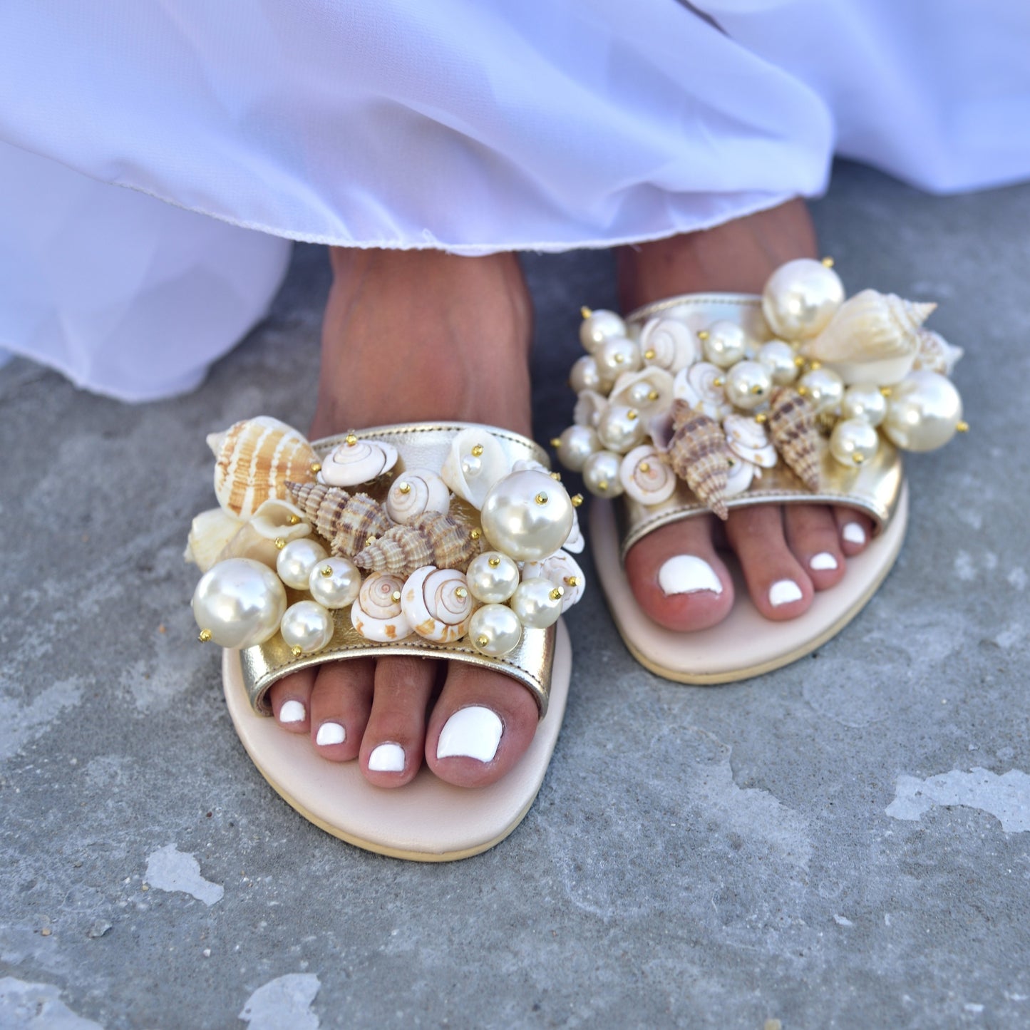 flat shoes for a boho wedding