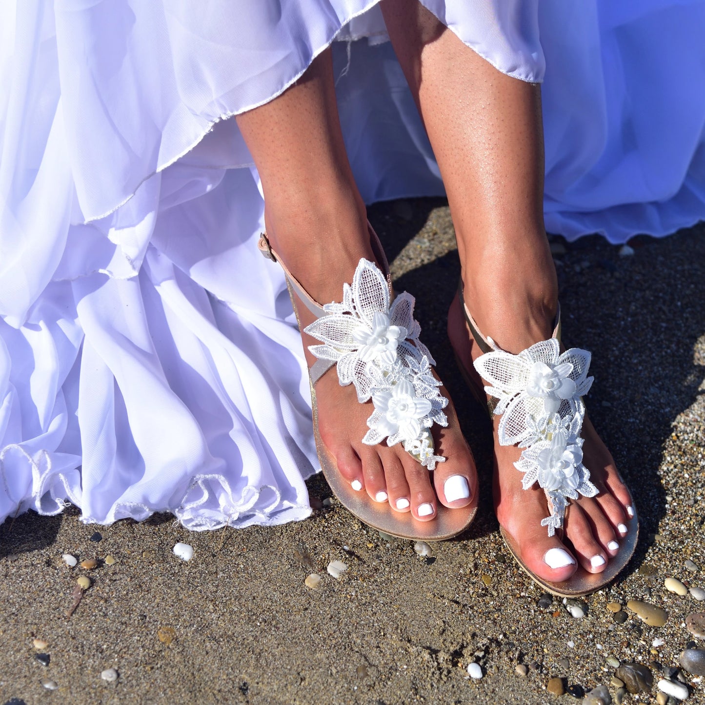 Load image into Gallery viewer, wedding sandals, bridal shoes,  wedding shoes
