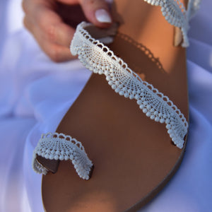 lace wedding sandals, best wedding shoes
