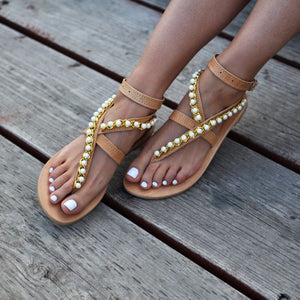 Calla - Handcrafted sandals for wedding day – PinkyPromiseAccs