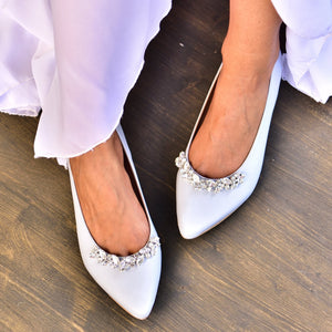 Blue Wedding Shoes, Bridal Flats