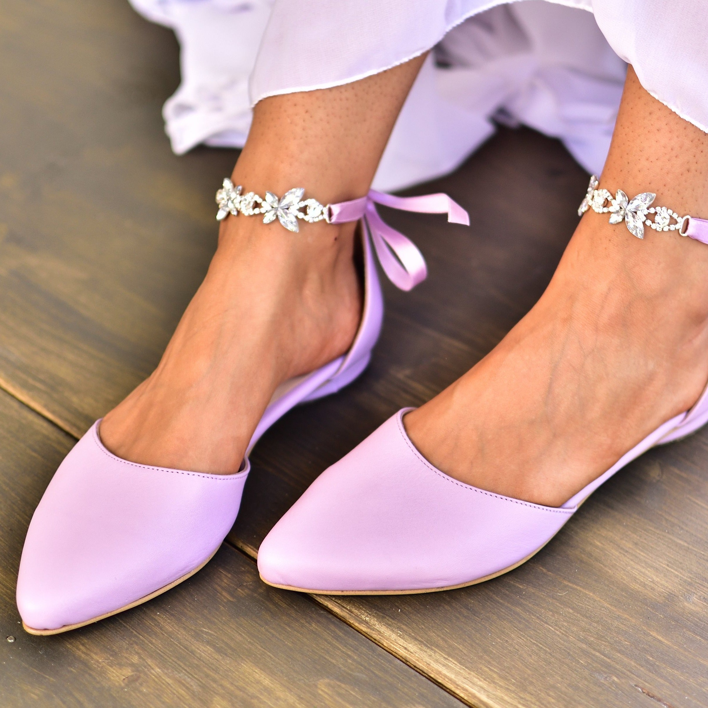 Purple bridal shoes online