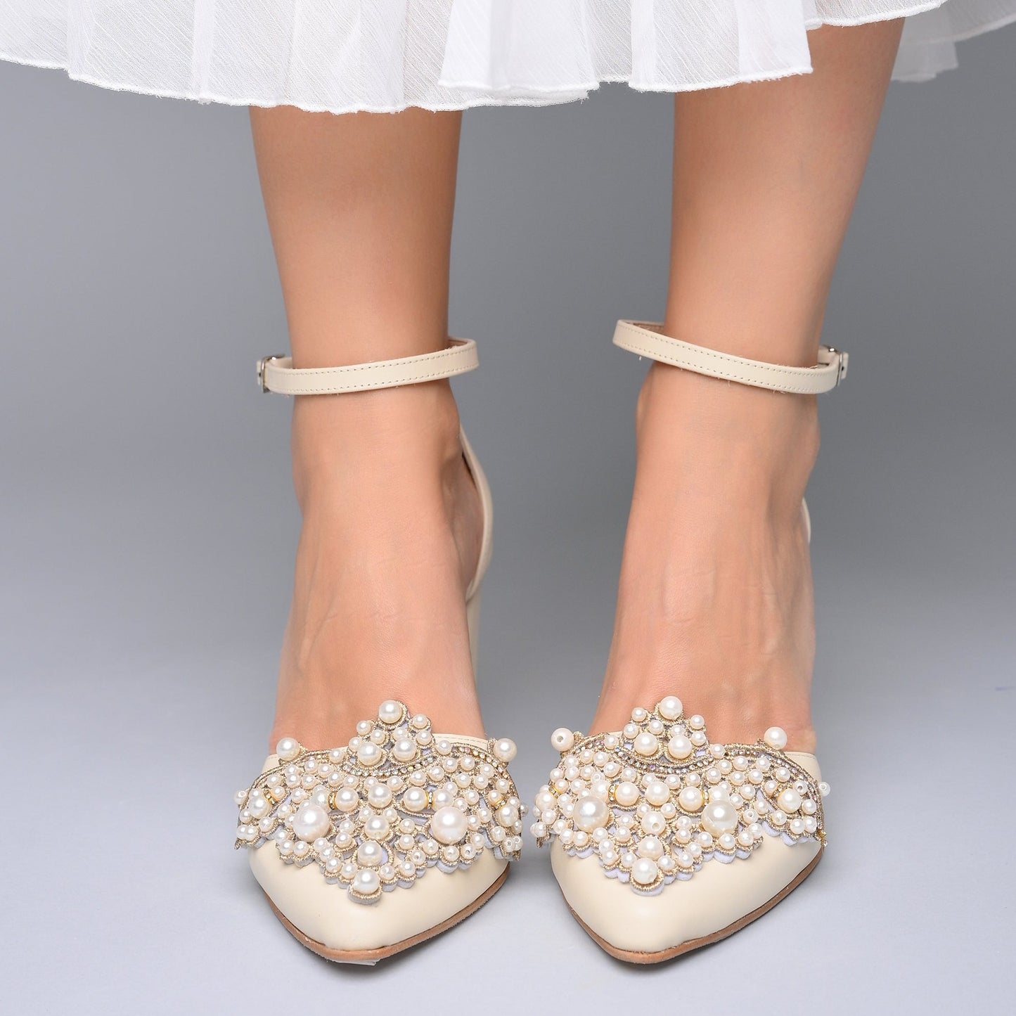 wedding shoes for bride block heel